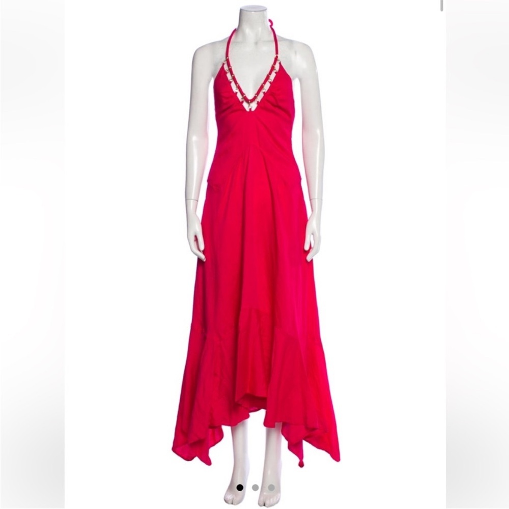 Cult Gaia Pink Maxi Dress